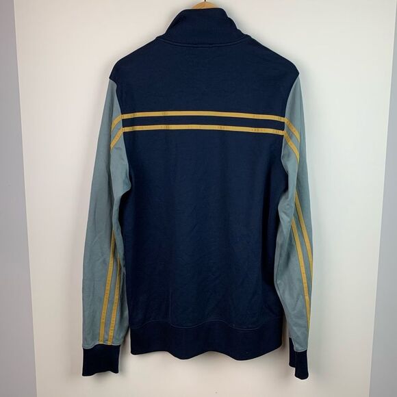 Fossil Unisex Warm Up Track Sweatshirt full zip Jacket New York Size Large - Picture 2 of 7